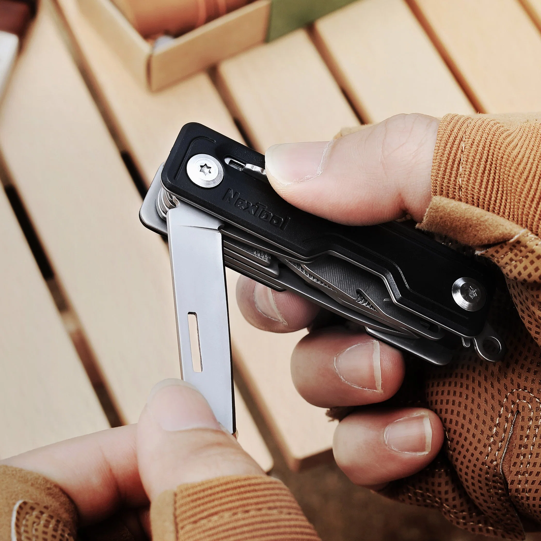 Nextool Hardware Tools Stainless Steel Full Locking Folding Pocket Knife