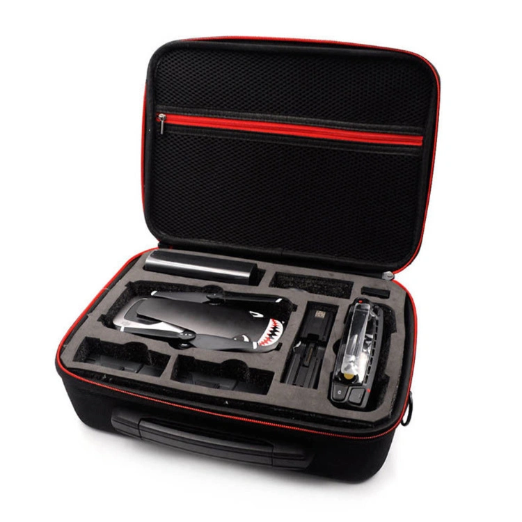 Black PU Waterproof Portable Hard Shell Shockproof Storage Box Portable Drone Bag Outdoor EVA Hard Case
