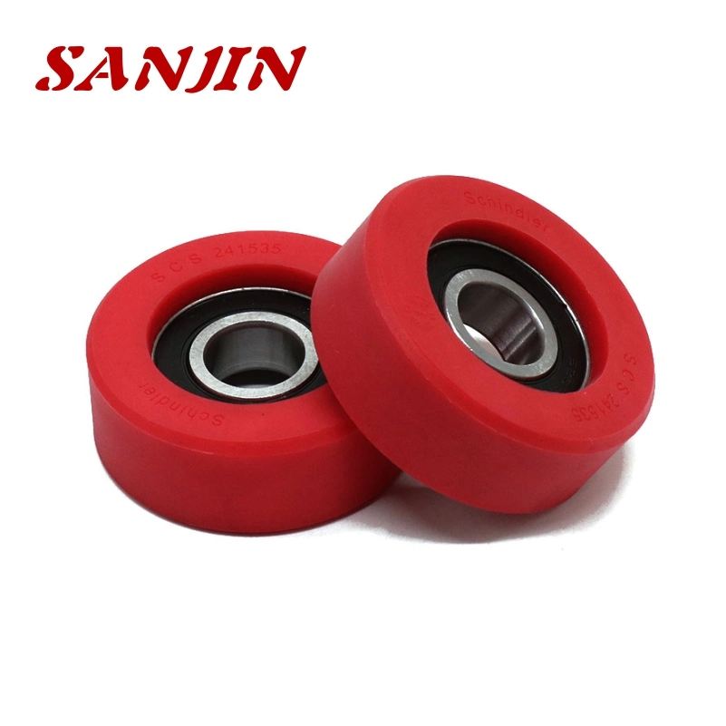 Escalator Parts General Escalator Step Roller Red 70*25*6204