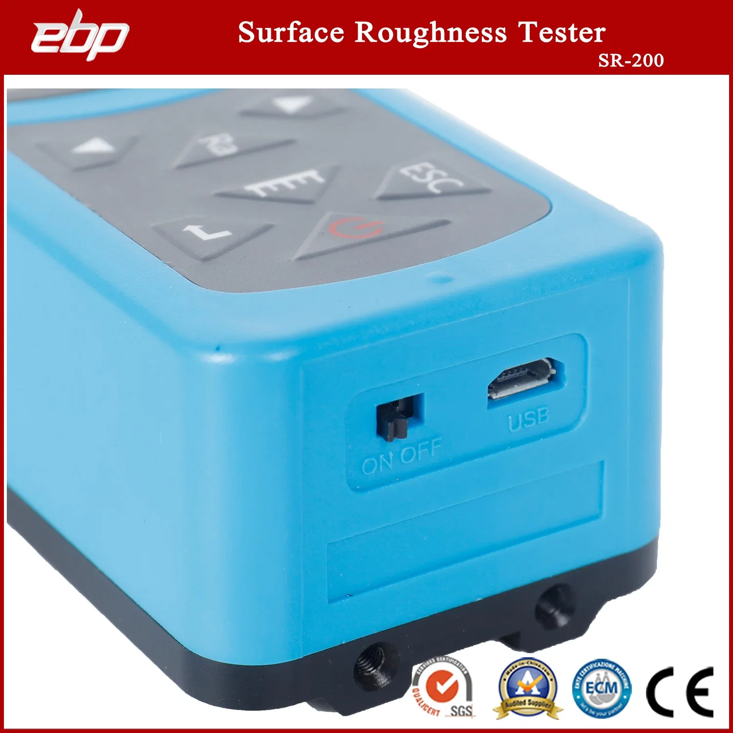 0.001 Accuracy Portable Digital Surface Roughness Tester with Different Units