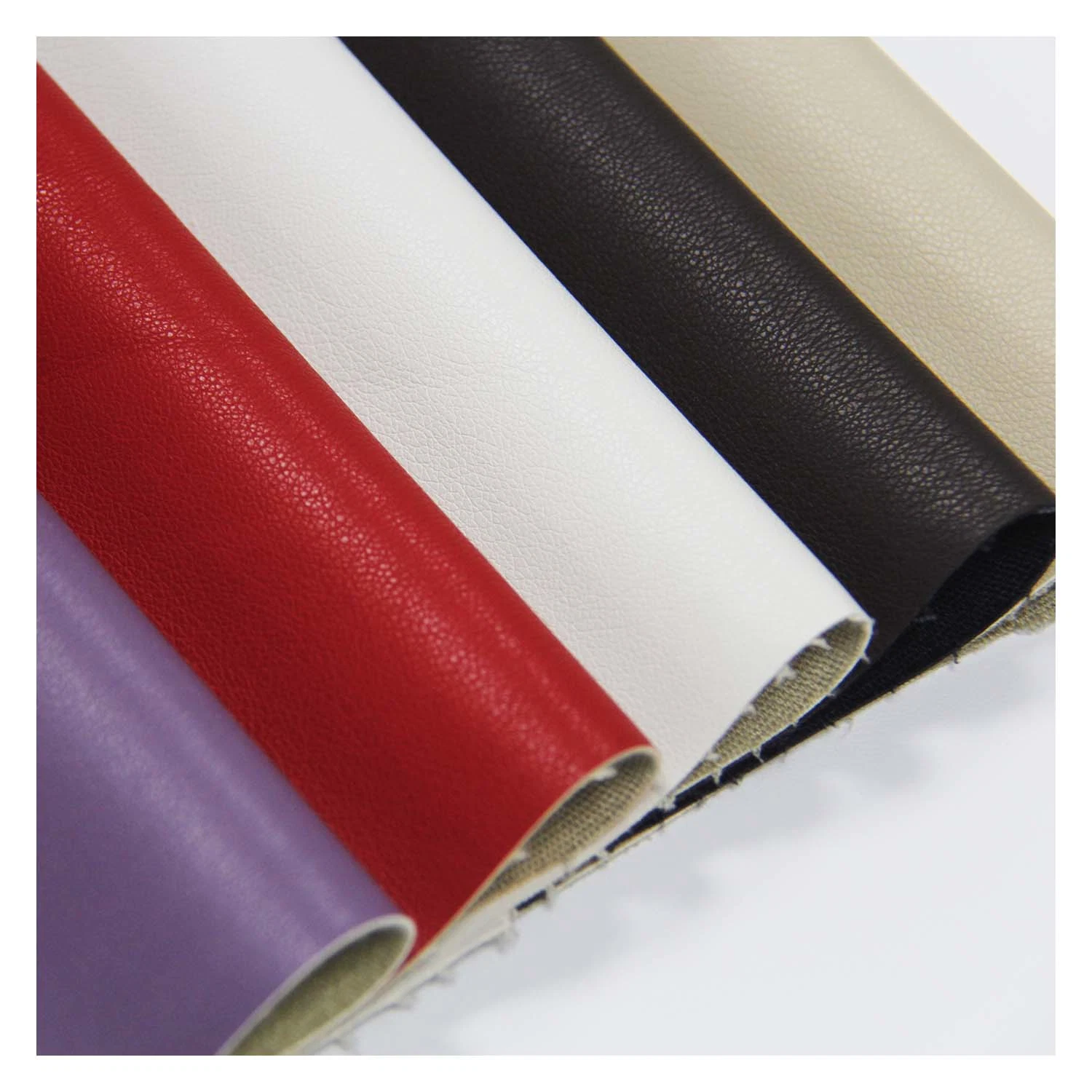 Cheap Soft Clothing Material PU Synthetic Leather