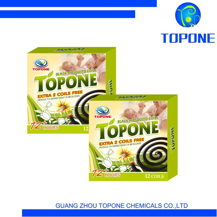 Topone Indoor Anti Mosquito China Wholesale/Supplier Incense Black Mosquito Coil with OEM