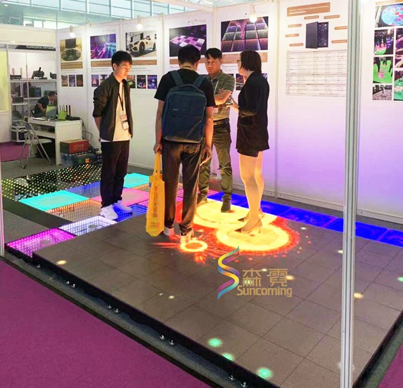 Indoor P6.25 HD Video Interactive LED Dance Floor Tile Display for Sale