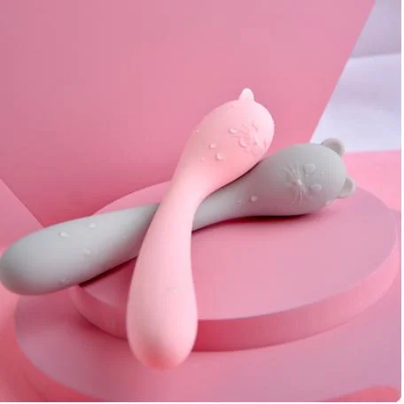 Kitten Style Massageador Vibratório de Silicone à Prova d'Água para o Corpo Inteiro, Portátil, para Mulheres, Brinquedo Sexual.