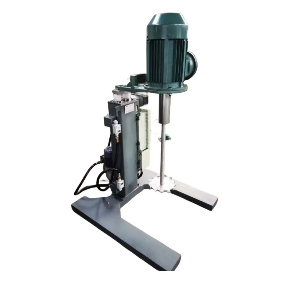 7,5 kW máquina de dispersión y mezcla de pintura pequeña capacidad Alta Speed Disperser para mezclar pintura y revestimientos