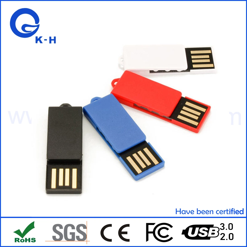 Mini Clip de ABS de 4 GB de disco Flash USB 8GB 16GB 32 GB