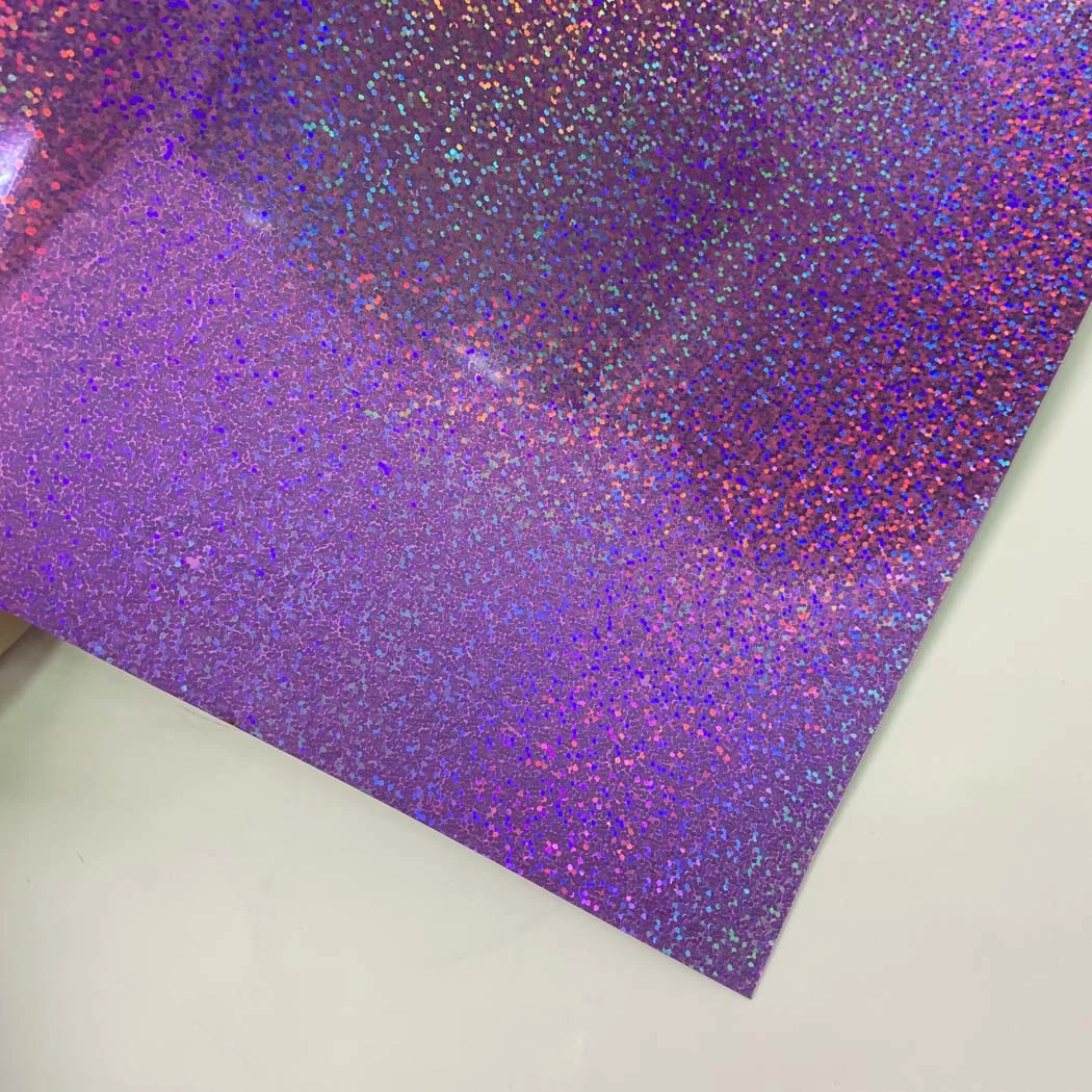 Korea Hologram Heat Transfer Flex/Flim/ Vinyl for Garment/Clothes Printing Cdh-05 Violet