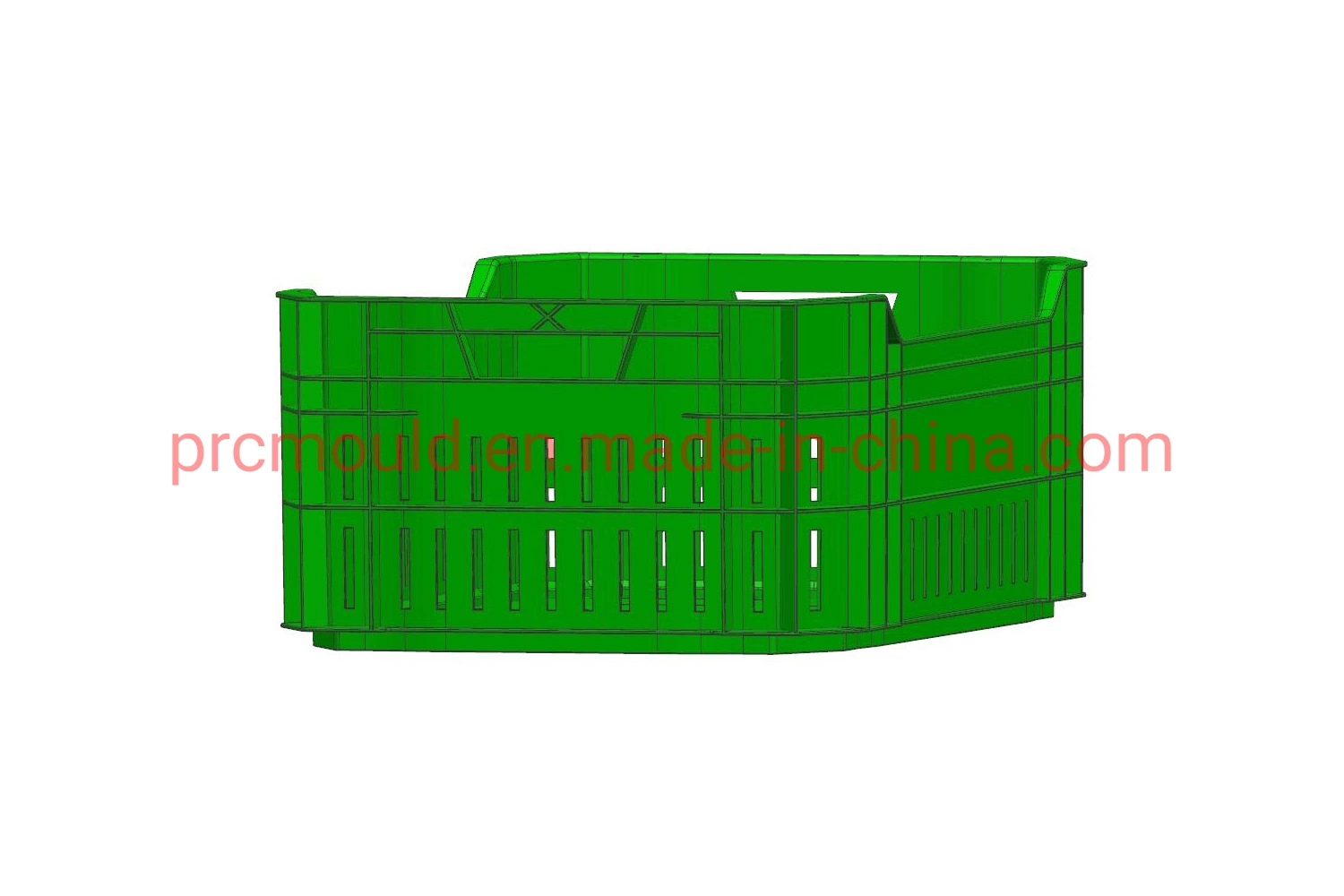 Plastic Injection Strong Vegetable Crate Box Mold Manufacturer From China