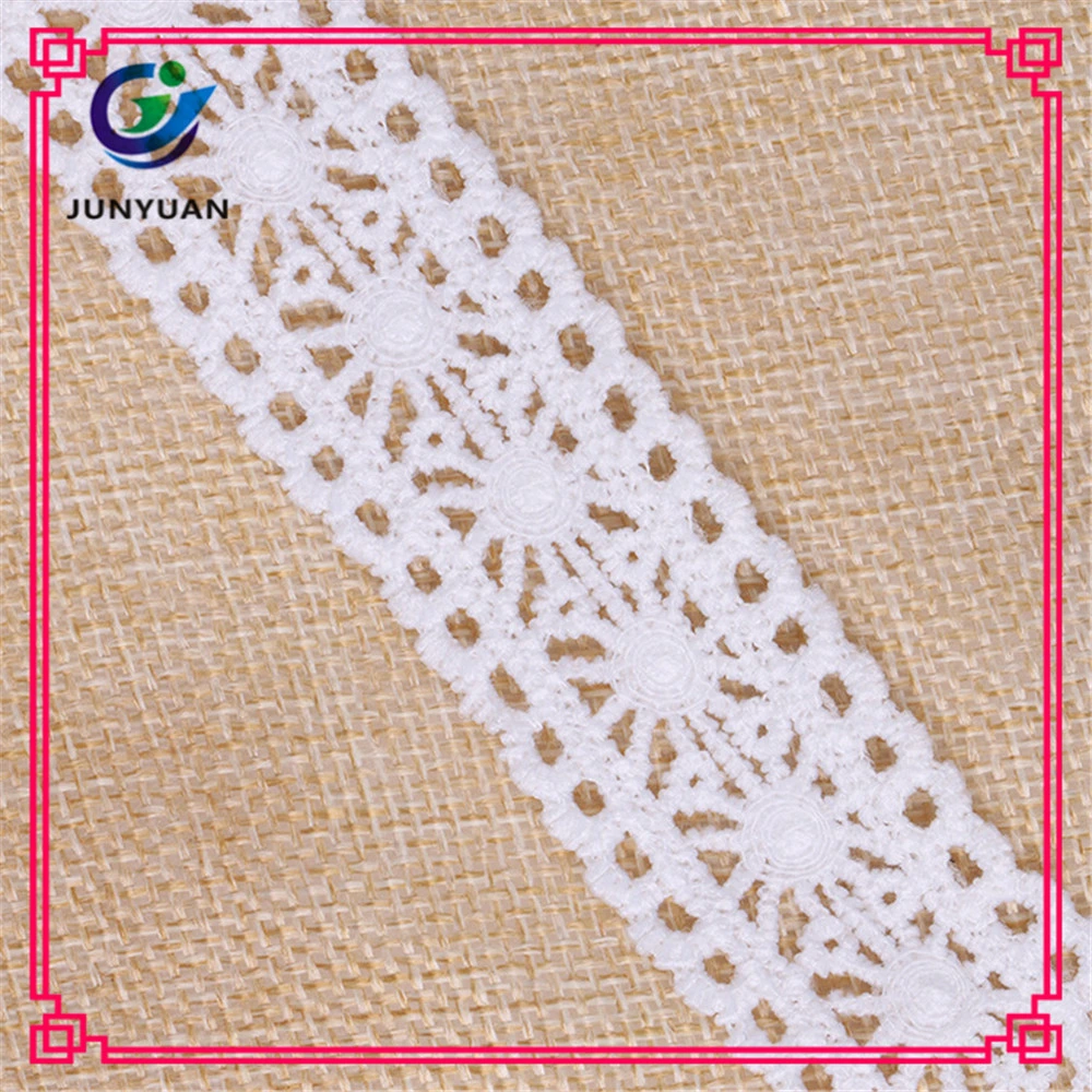 Chemical Flower Lace Water Soluble Lace Flower Design for Dress