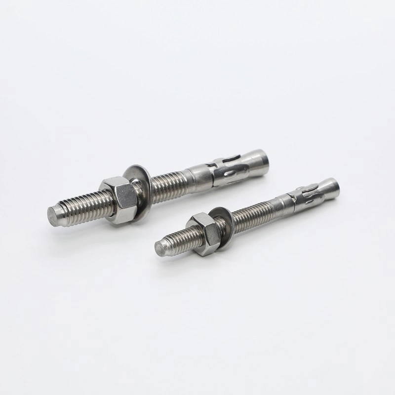 ANSI Wedge Anchor Bolt Expansion Anchor Bolt 8.8 Grade Color-Zinc Expansion Anchor Bolts Hex Nut Washer