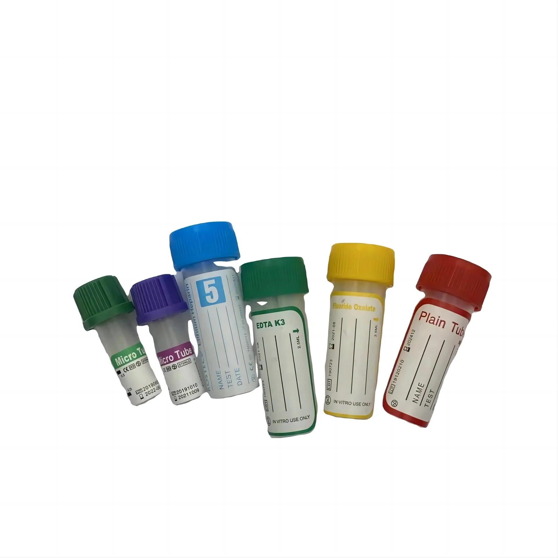 Disposable Medical Micro Blood Collection Tube with Capillary Tube