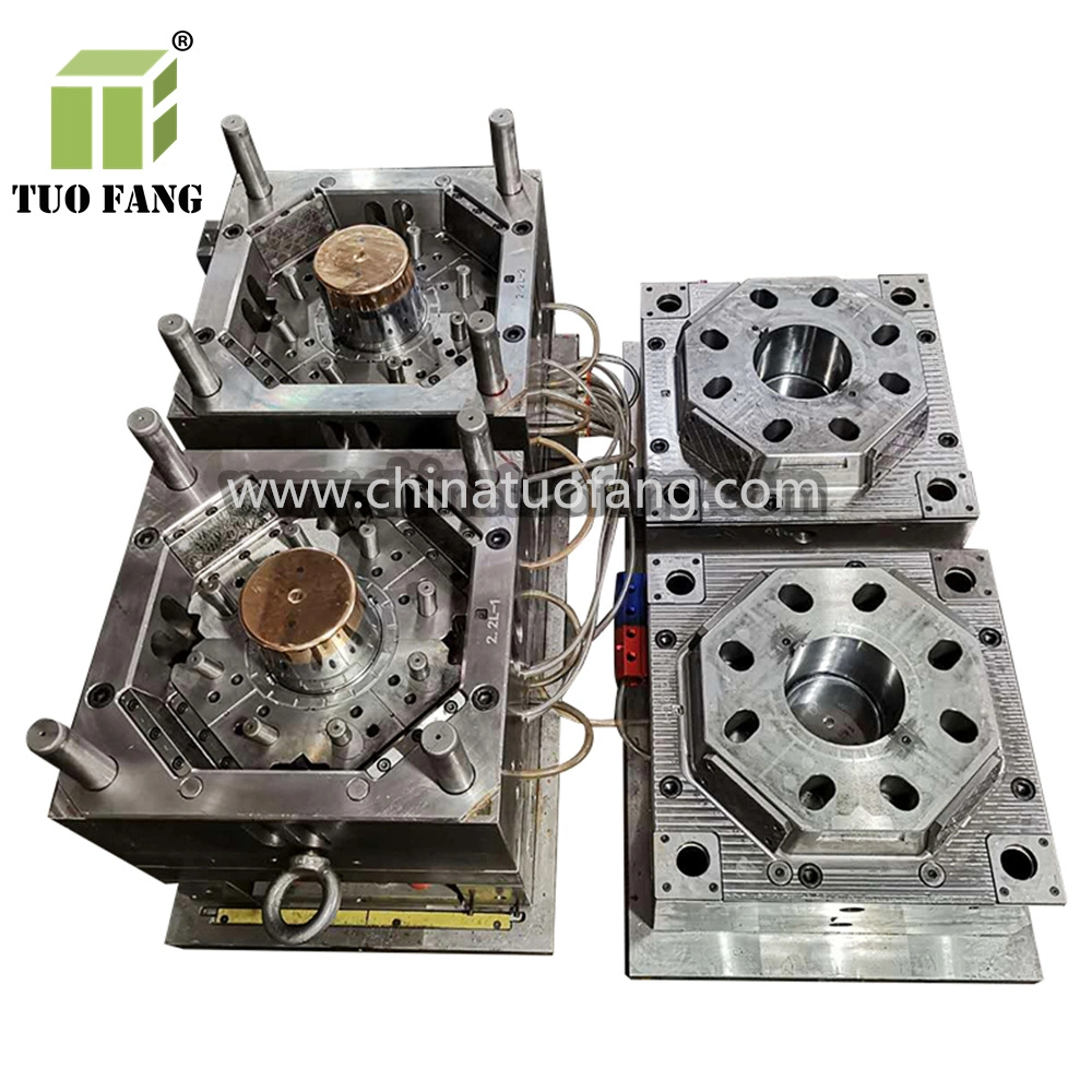 Mould for Two Cavities 2.2 Liter / 20L Plastic Paint Bucket Injection Mould