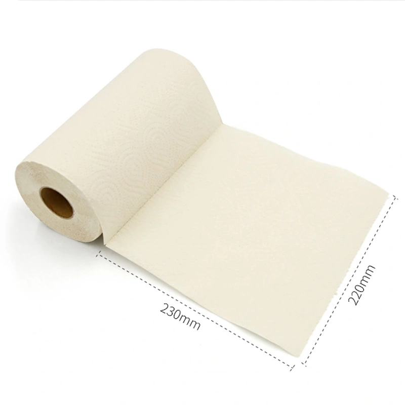 OEM / ODM Kitchen Paper Toilet Tissue Bamboo Paper with Customized Wrapping Paper