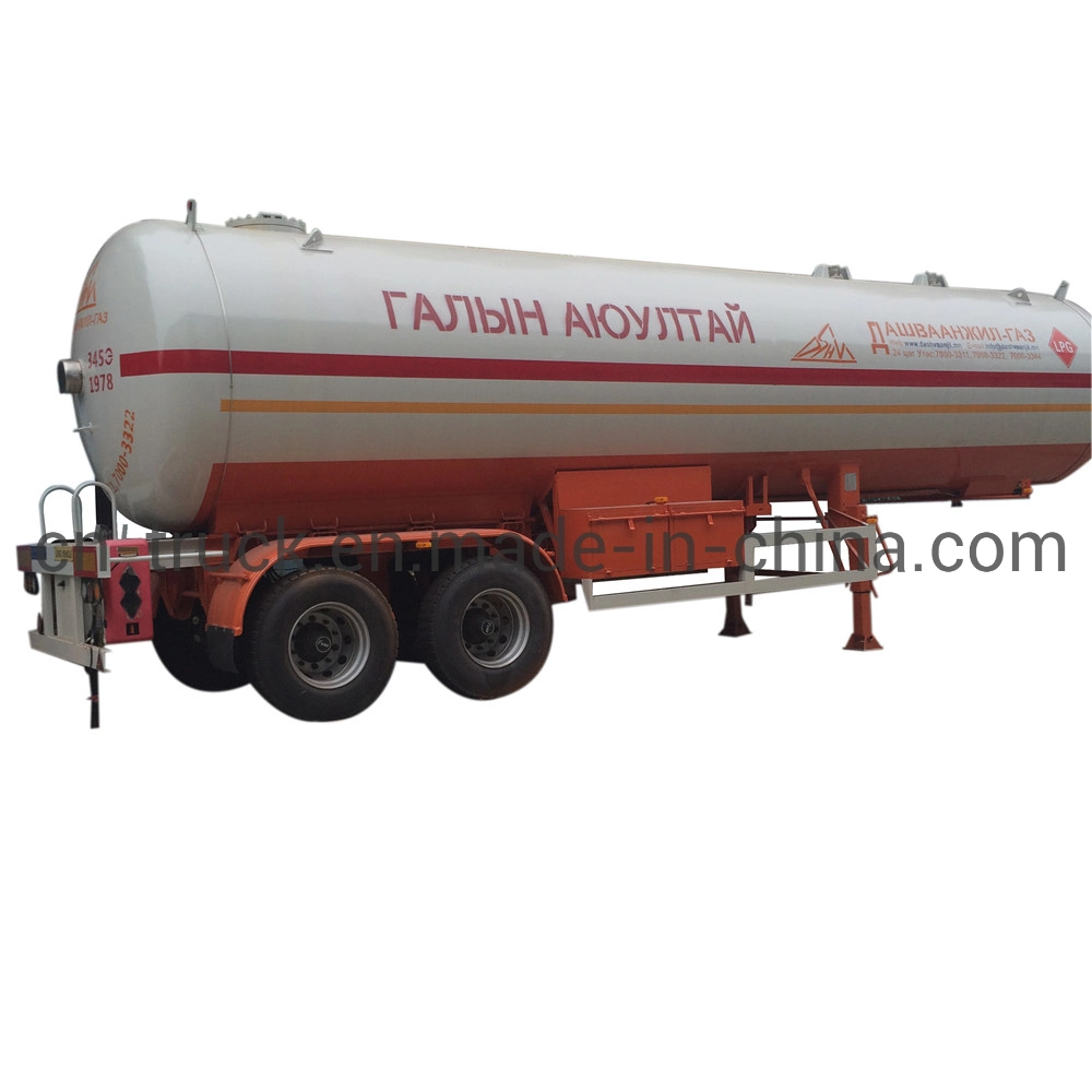 مبيعات التصنيع 35cbm 36cbm 38cbm 40cbm LPG مقطورة شبه LPG LPG 35cbm 36cbm 38cbm 40cbm خزان المقطورة