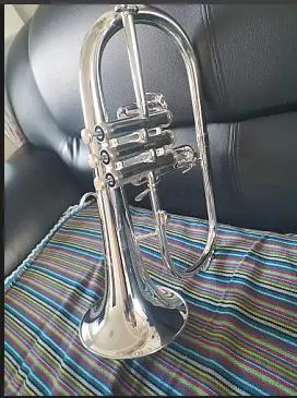 Good Flugel Horn Hand Made Silver Plated