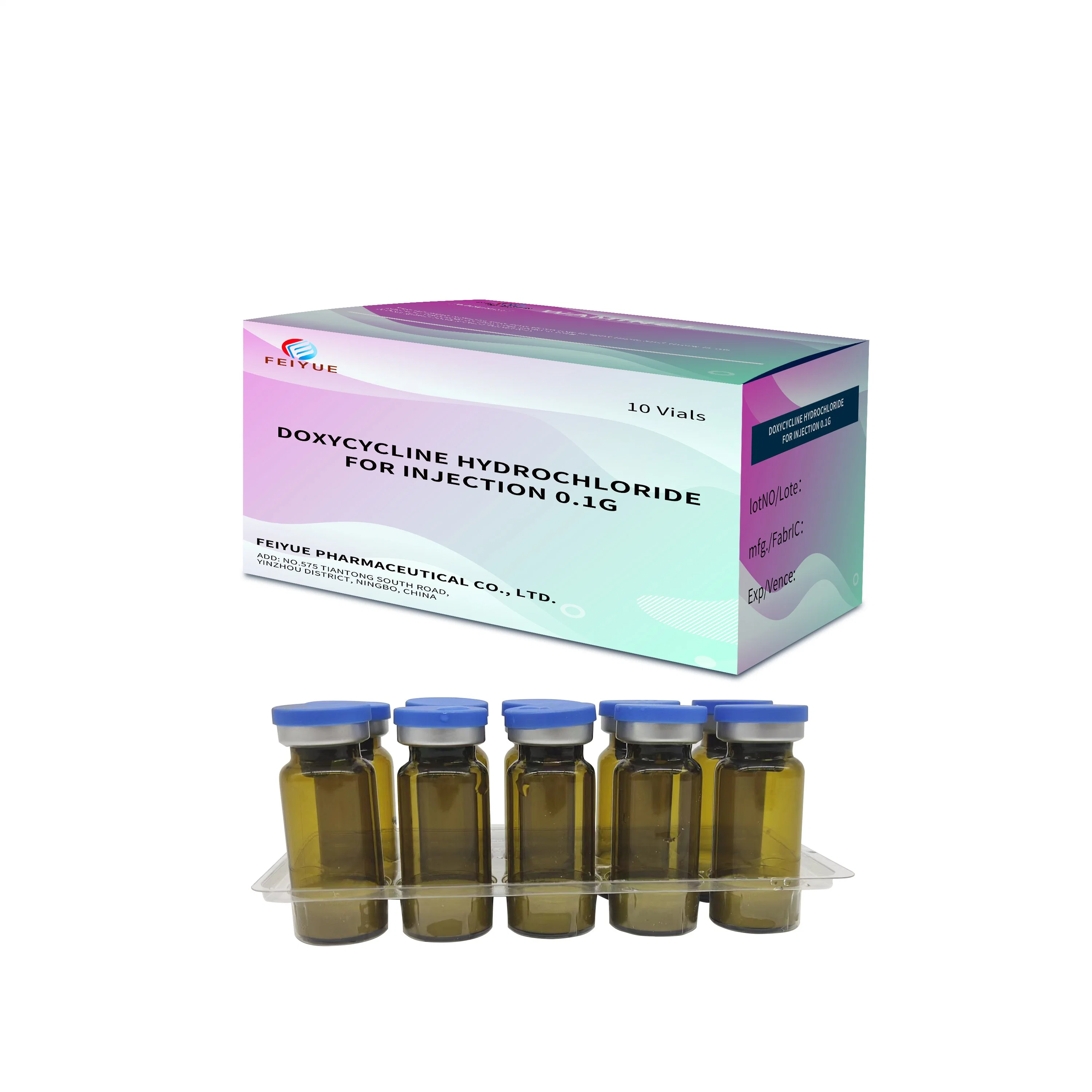 Antibiotic Doxycycline Hydrochloride for Injection 0.2g