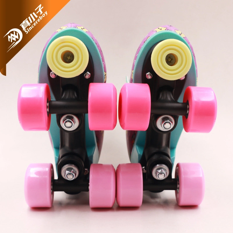 High End New Materials Adjustable Artistic Quad Roller Skates