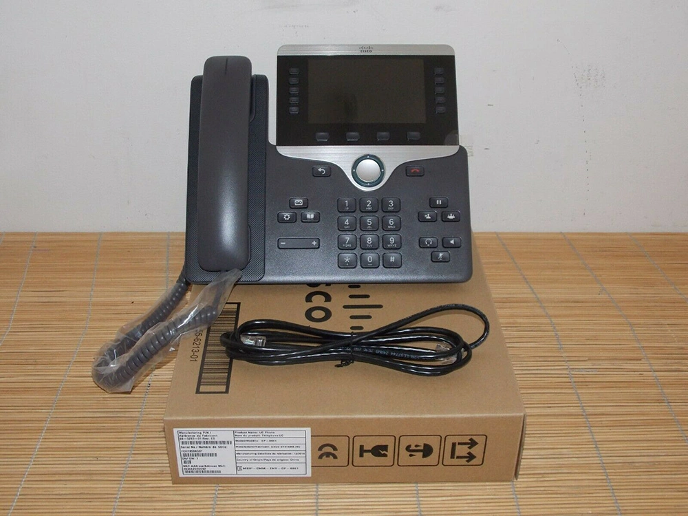 Cisco Cp-8821-K9-Bun Unified Wireless IP Phone 8821 World Mode Bundle Office IP Phone