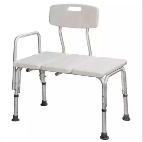 Bath Shower Transfer Bench Adjustable Handicap Shower Chair Medical Bathroom Accessibility Aid for Elderly Disabled