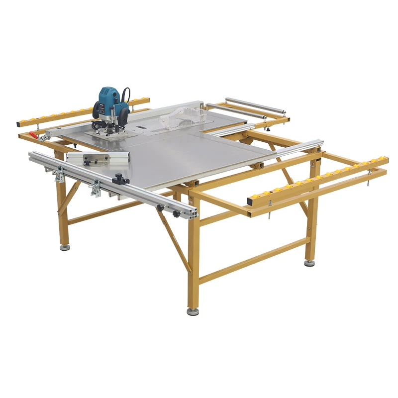 China Portable Folding Precision Wood Cutting Sliding Table Saw Machine
