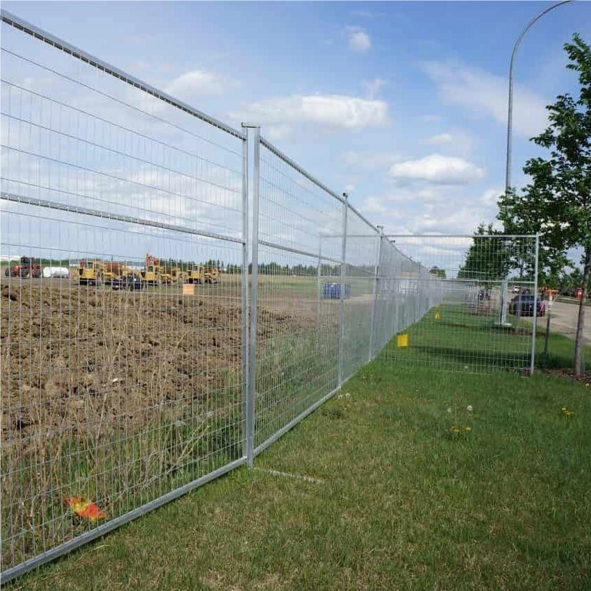 Powder Coated Canada Temporary Fence for Moving From One Location to Another