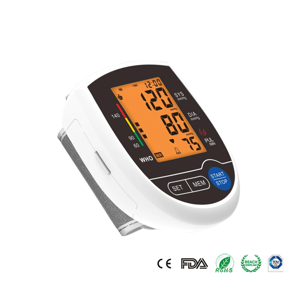 Automatisches Tensiometer Elektrisches Digitales Automatisches Elektronisches Digitales Handgelenk Blutdruck Überwachen