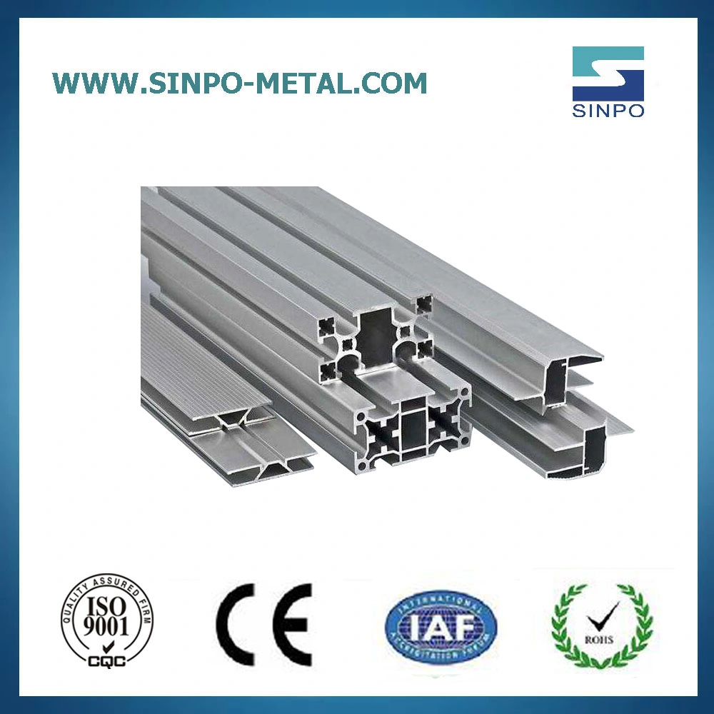 OEM Al6063-T5/T6 Electrophoresis Coating Aluminum Profile for Building Material/Construction Parts