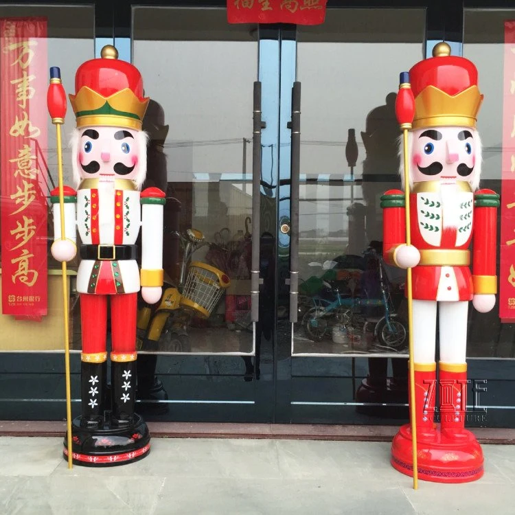 Large Outdoor Fiberglass Christmas Nutcracker Decorations