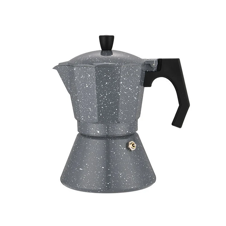 Nuevo estilo de Acero Inoxidable Aluminio inducción polaco Moka Pot