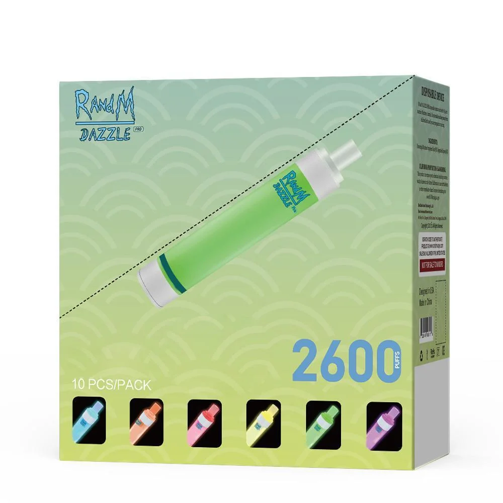 Randm 2600 Puffs Disposable/Chargeable Vape Pen 1100mAh 6ml with 6flavors Puff Plusfumot Digital Box 12K Puffs 2023 OEM Wholesale/Supplier Disposable/Chargeable Vape Pen Utco 5000