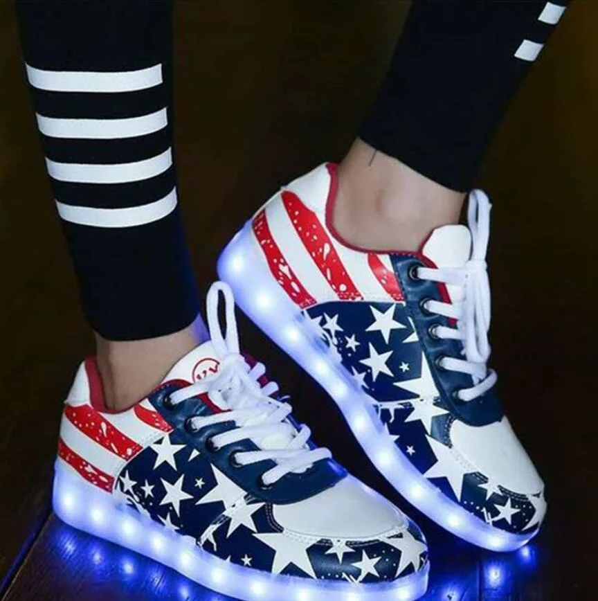 OEM New Design LED Shoes for Ladies