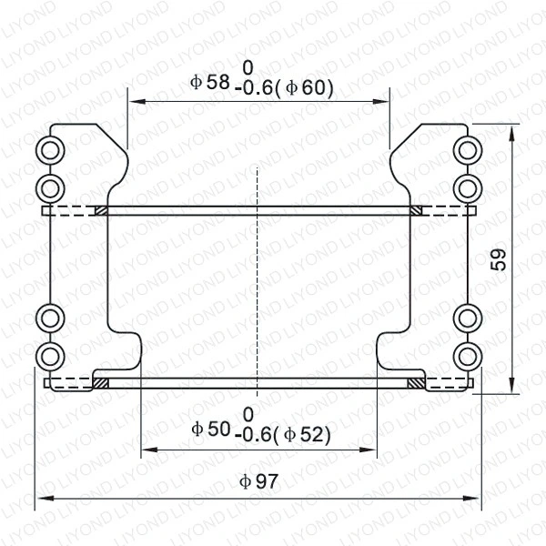 Lya110 Gc5-1600A Contacto de tulipanes con 40pins para disyuntor de vacío