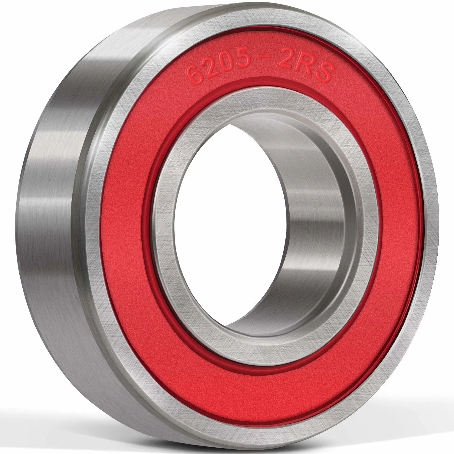 10 Pack 6205-2RS Double Rubber Seal Bearing, Pre Lubricated, Stable Performance