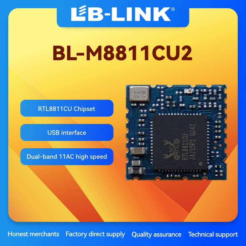 LB-LINK BL-M8811CU2 Chipset mais recente RTL IC 433,3 Mbps WiFi Module USB Interface WiFi Gigabit Network Card Realtek 8811