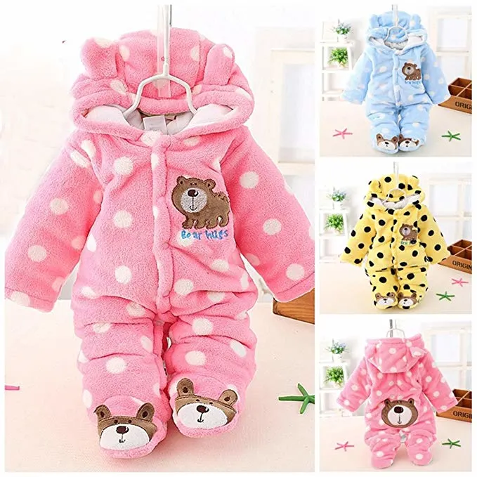 Newborn Baby Clothing Wear Winter Infant Rompers