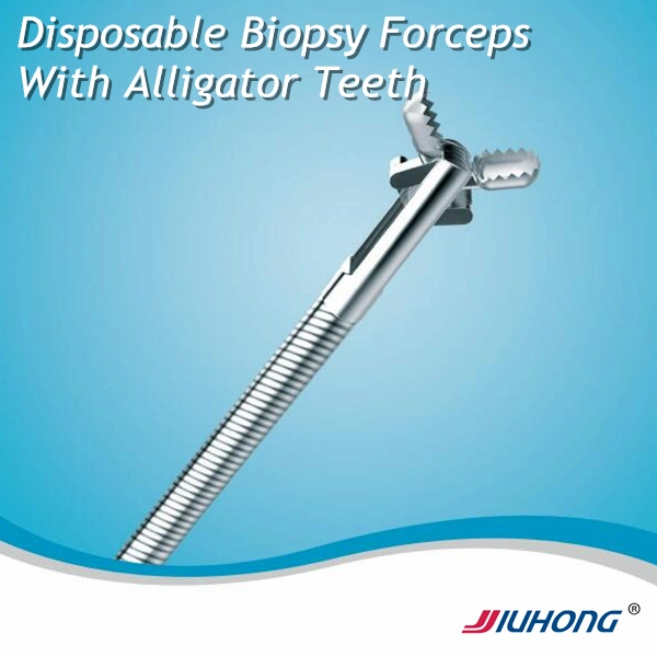 Medical Disposable Biopsy Forceps with Smooth Jaws for Endoscope