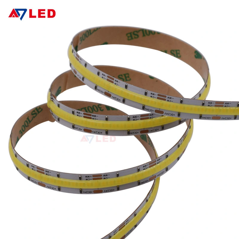 Los LED de 640M/AAC 3000K-6500K flexible COB TIRA DE LEDS