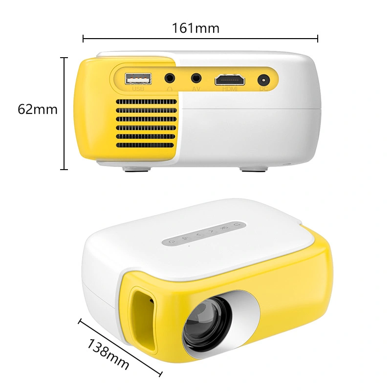 Mini LED Projector Portable Mini 800*480 Home House Theater LED Video Projector for Kids