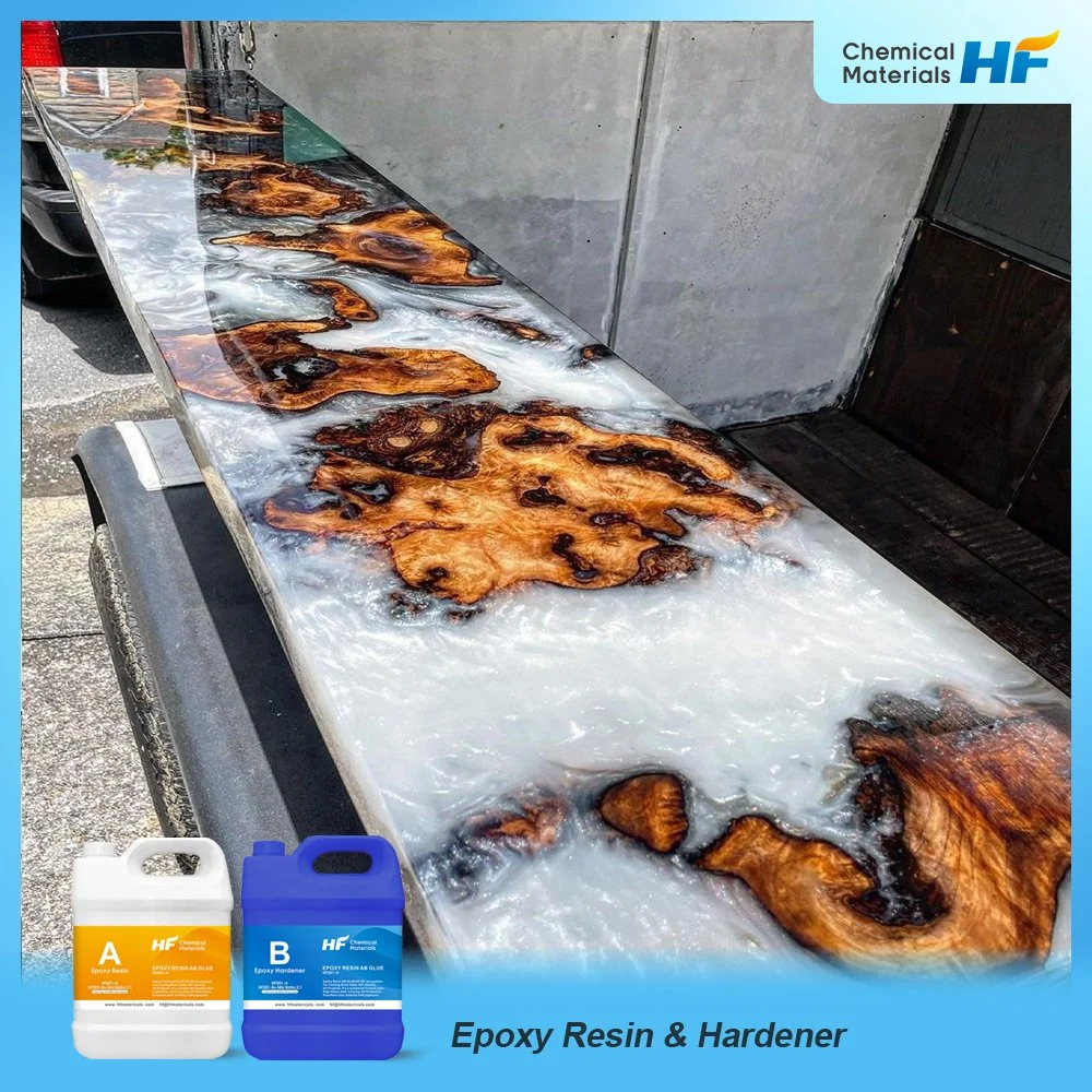 Clear Resin Two Components 3: 1 Marble Tops High Hardness Kitchen Table Ab Adhesive Coating Epoxy Resin and Hardener