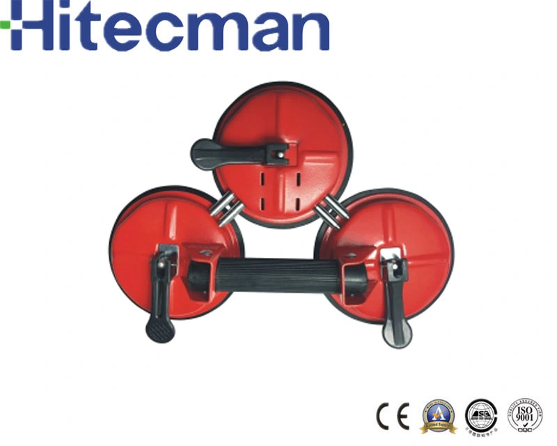 3 xícaras de dispositivos de elevação de sucção para o Vidro plano/Espelho/Pedra com grande capacidade