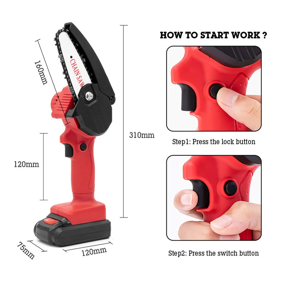 Mini Electric Chainsaw for Garden Use