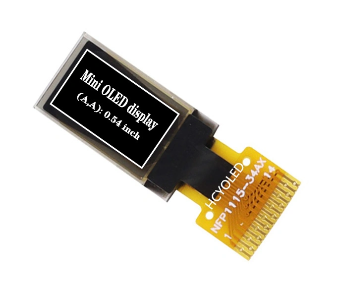 Pantalla mini OLED de 0,54 pulgadas con resolución 96X32 Micro OLED Mostrar precio para varias aplicaciones