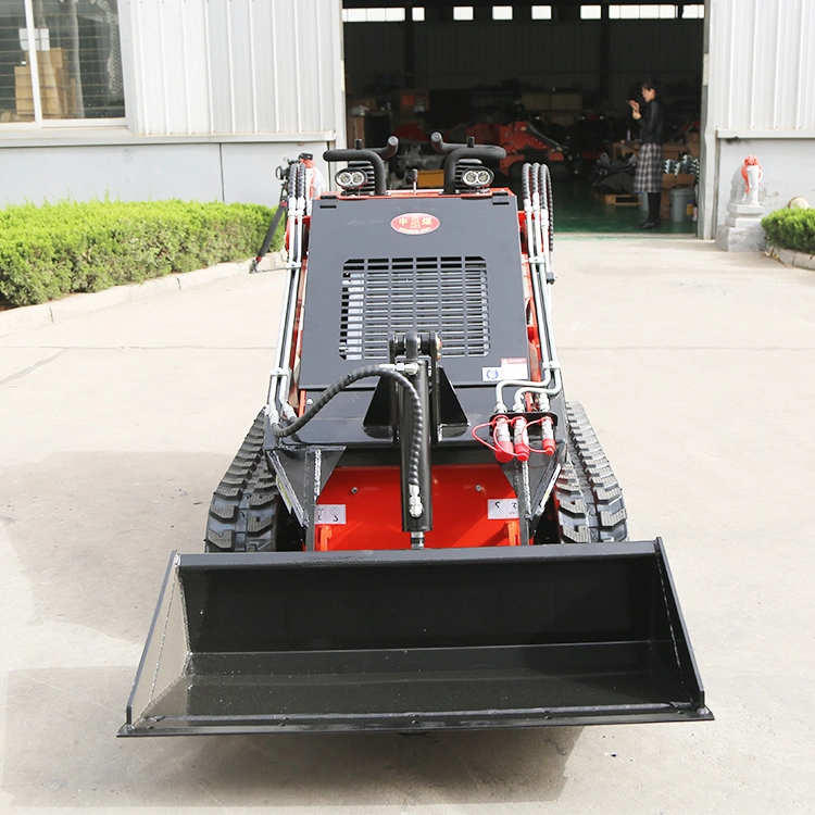 Mini Track Skid Steer Loders Preis 4X4 Rad Skid Loader Für Verkauf Anhänge