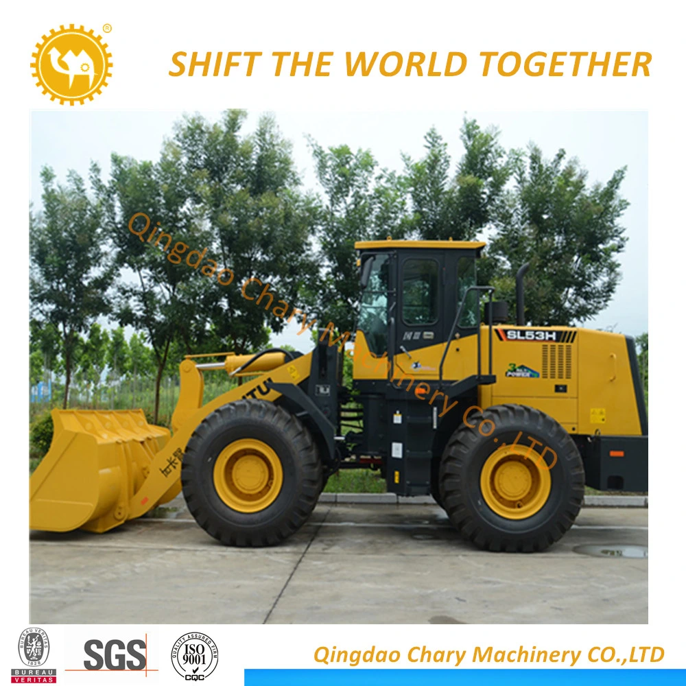 China Shantui Manufacture 5ton Rated Loader Cheap Wheel Loader SL53h