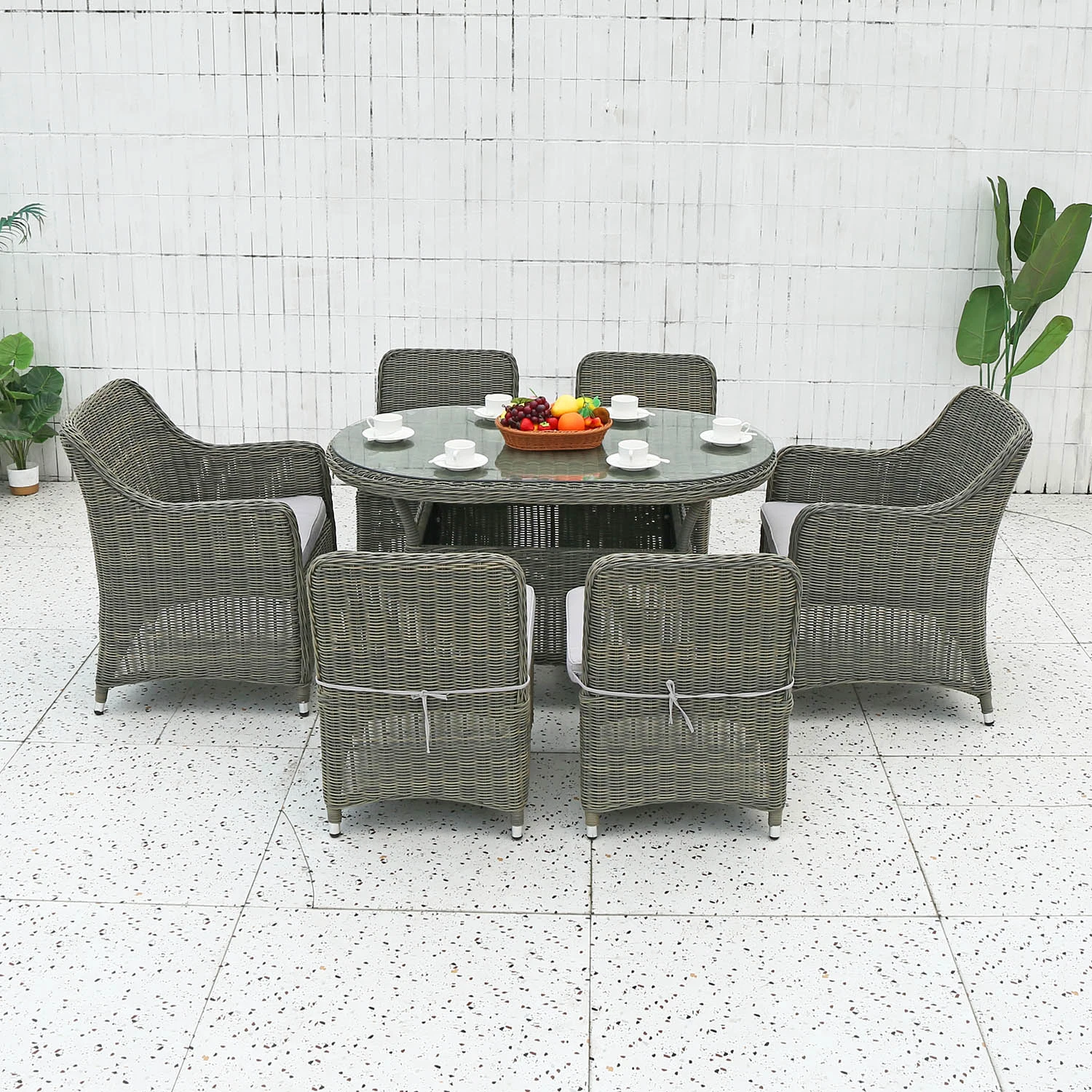 Moderne Möbel Freizeit Patio Teak Holz Aluminium Textil Seil Im Freien Möbel