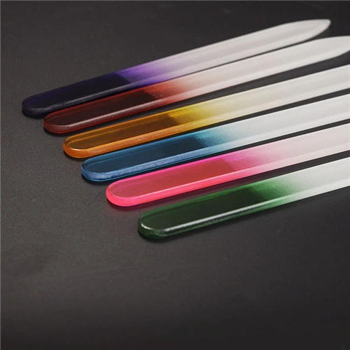 Boxed Jimei Nail Strips and Manicure Tools. Take Your Nail File with You.