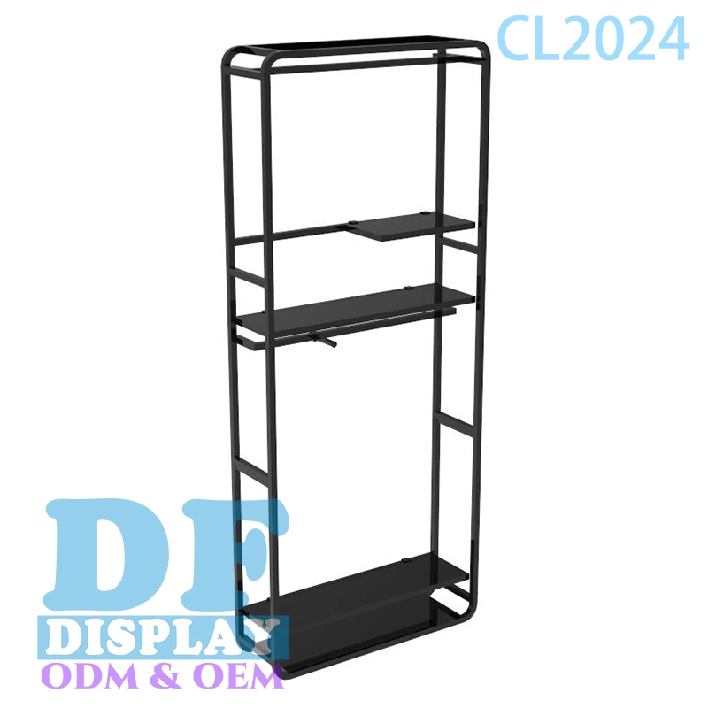 Atacado roupas Rack Shop Design idéias mobiliário Garment Display Rack