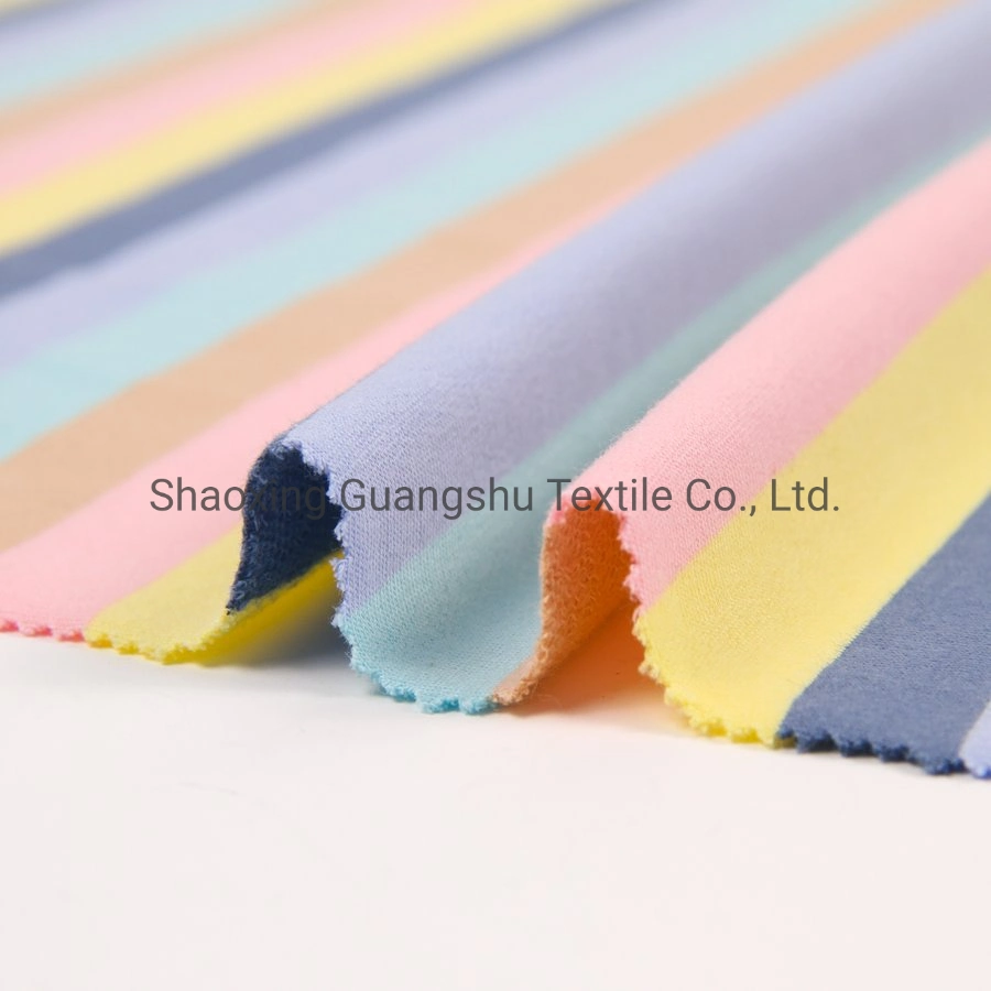 Fashion Design Cotton Spandex Yarn Dyed Terry Fabric