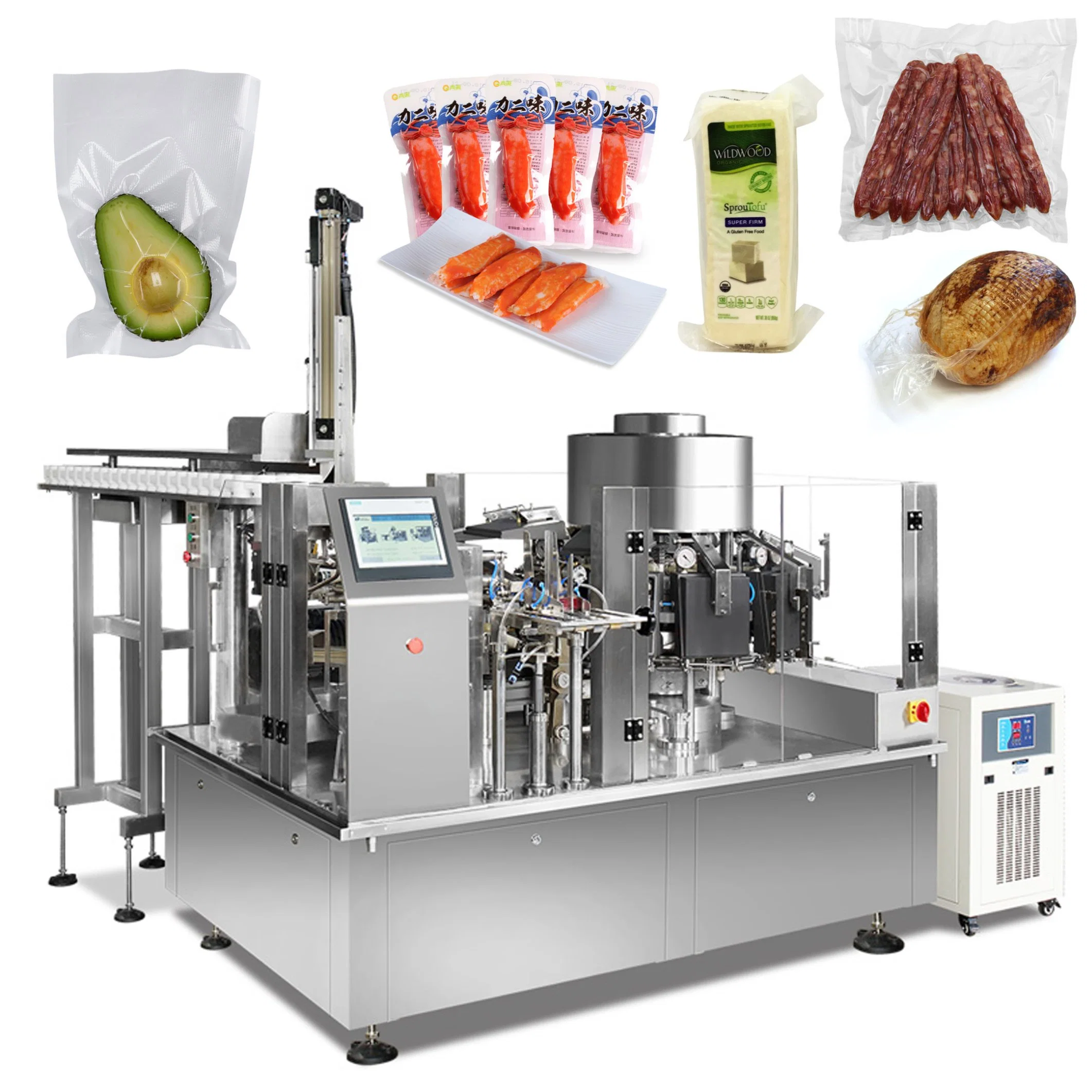 Manufacture Lin-Pack New Automatic Packing Package Filling Vacuum Sealer Pickles Packaging Machine