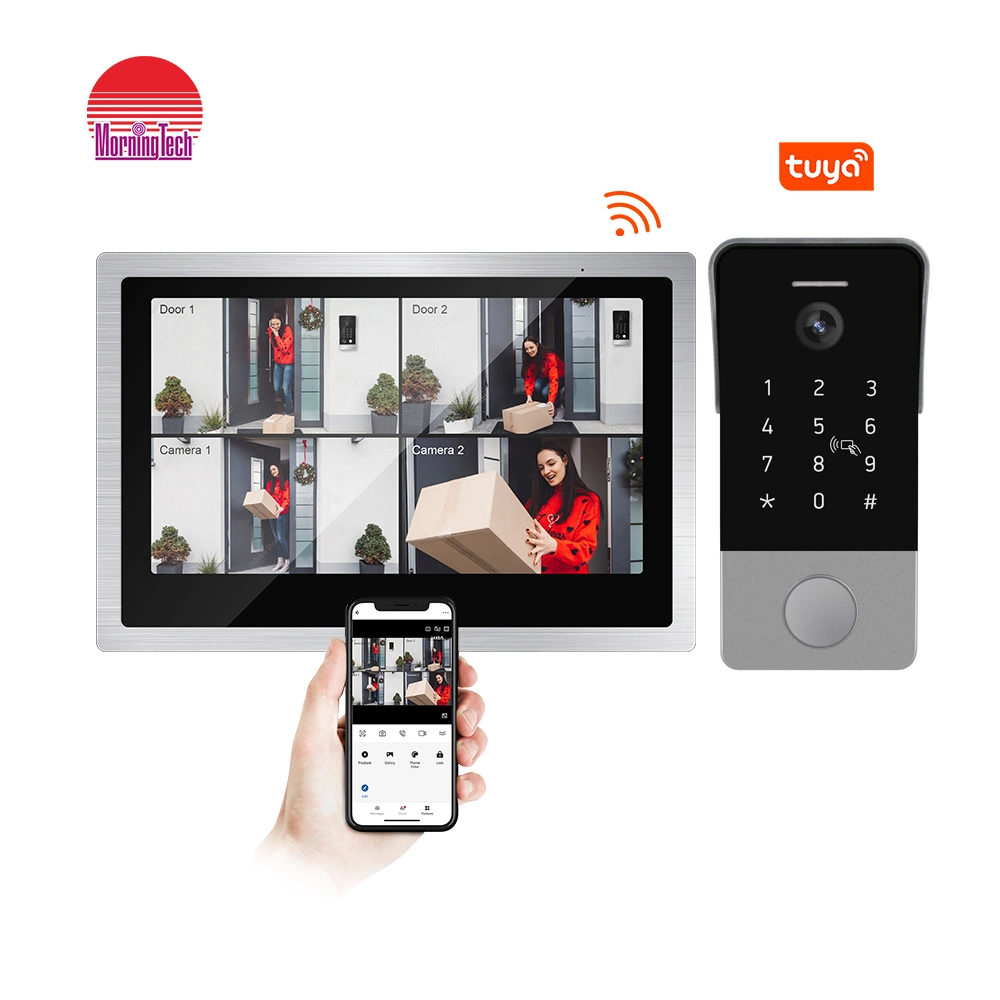 Control remoto de aplicaciones de vídeo inteligente WiFi timbre DVR Video Portero Sistema Intercom